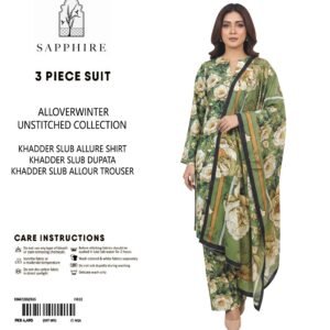 Sapphire Winter Collection – 3 Piece Unstitched Khaddar Suit | Article 5 |